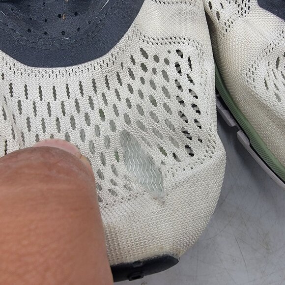 On Running Cloudboom Mens 12 White Black Green Shoes Athletic Running Walking - Picture 8 of 14